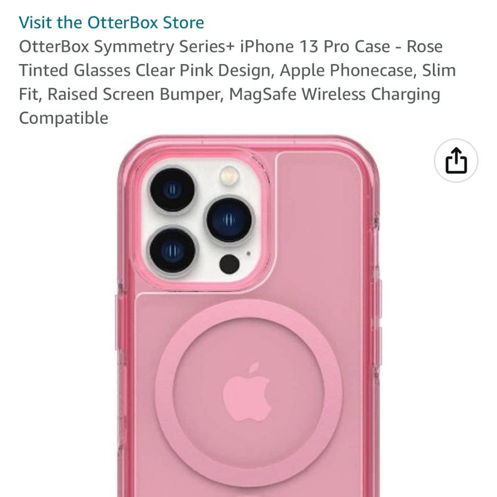 IPHONE 13 PRO OTTER BOX CASE AND GLASS PROTECTOR
